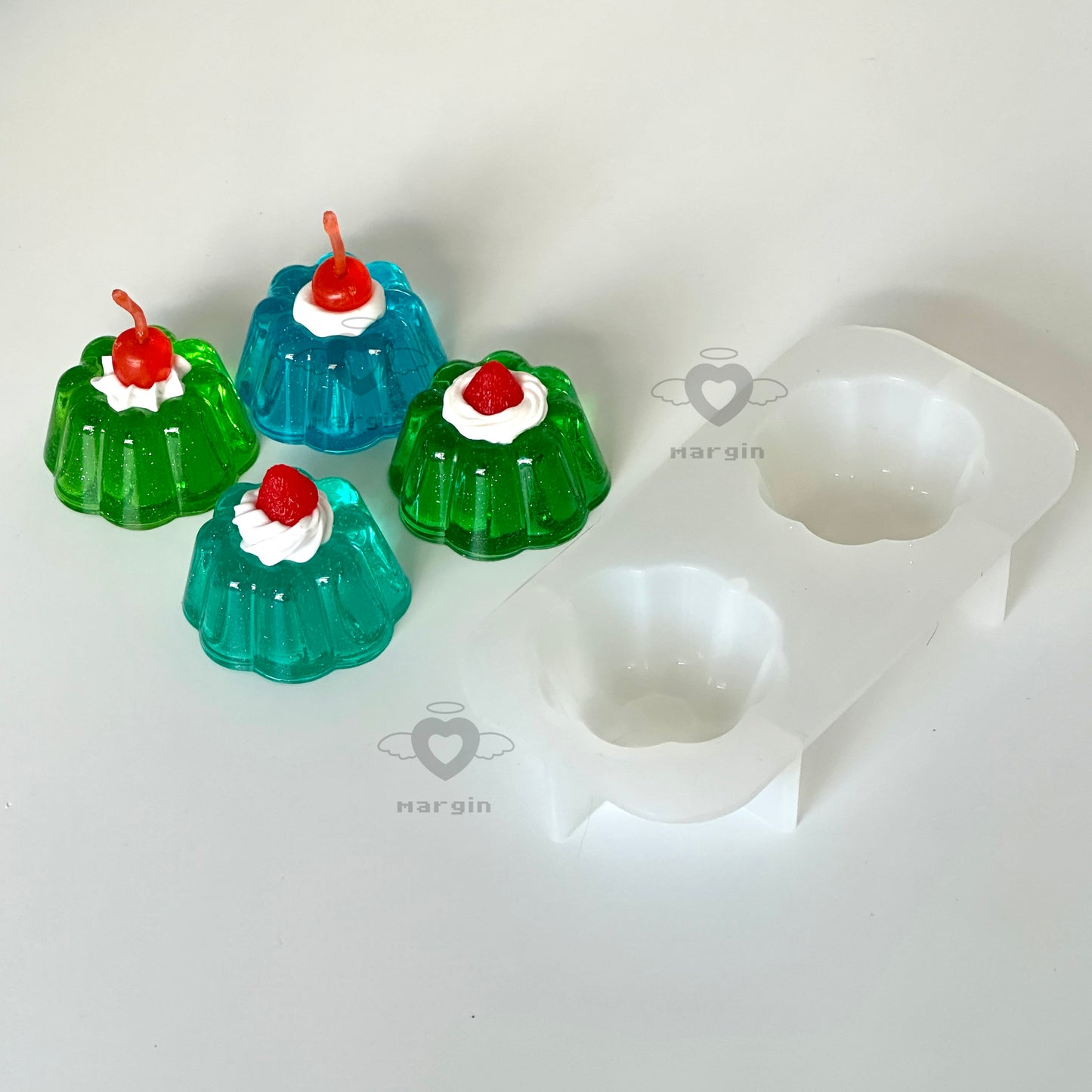 F010 Mani Land collab mold - jelly puddings 2pcs factory mold