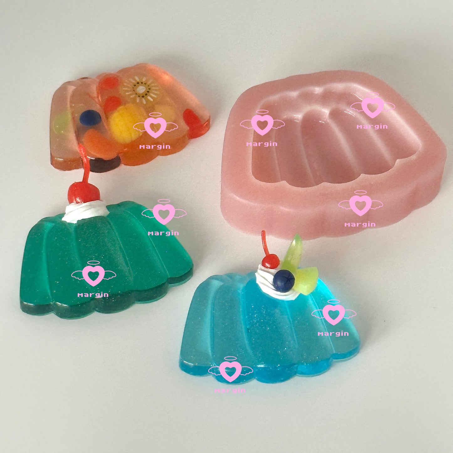 k031 flat jelly mold, 3d print, shiny