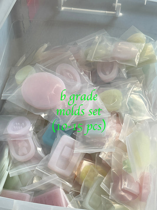 b grade molds set (10-15 pcs per set)