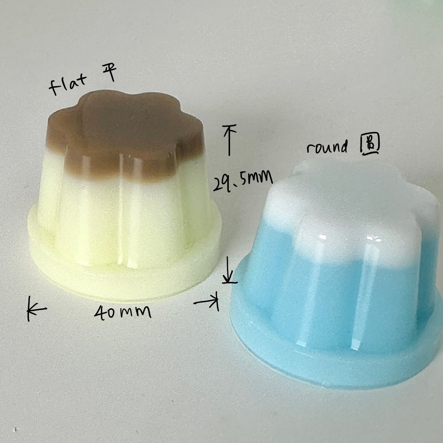 F004 large puddings 4pcs factory mold