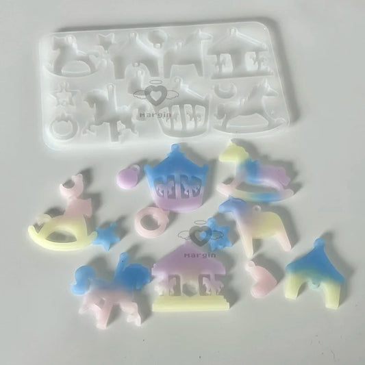 F014 carousel parts mold